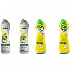 Pachet Promo: 2x Cif Professional Lemon 750 Ml + 2x Cif Cream Lemon 300 Ml