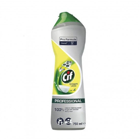 Pachet Promo: 2x Cif Professional Lemon 750 Ml + 2x Cif Cream Lemon 300 Ml