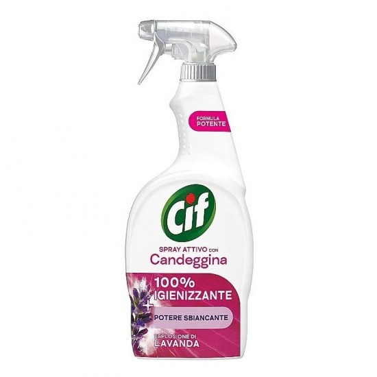 Pachet Promo: 2x Cif Spray  Bucatarie 500 Ml + 2x Cif Spray Candeggina Lavanda 650 Ml