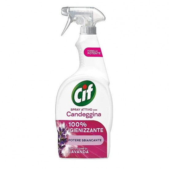 Pachet Promo: 2x Cif Spray Candeggina Lavanda 650 Ml + 2x Cif Vetri Briliant Bergamota 650 Ml
