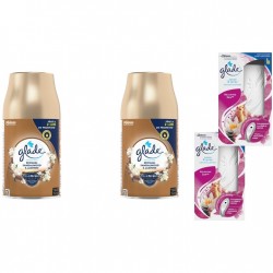 Pachet Promo: 2x Glade Odorizant Spray Rezerva Sandalwood&jasmine 269ml + 2x Set Odorizant Electric Sense&spray Plus Rezerva Glade Relaxing Zen, 18 Ml