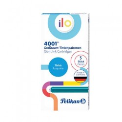 Patroane Cerneala 4001 Ilo Turcoaz Dimensiune Mare Set 5