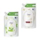 Pachet Promo:rezerva Sapun Lichid Dove Nourishing Silk 500 Ml + Rezerva Sapun Lichid Dove Go Fresh 500ml