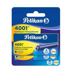 Set 10 Patroane 4001 Mari Pelikan, Cerneala Albastru Royal