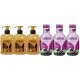 Pachet Promo: 3x Sapun Lichid Malizia Vanilie Si Argan 300 Ml + 3x Spumant De Baie Malizia Mure Mora 1l