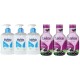 Pachet Promo: 3x Sapun Lichid Malizia Crema De Lapte 300 Ml + 3x Spumant De Baie Malizia Cu Mure Mora 1l