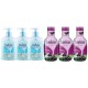 Pachet Promo: 3x Sapun Lichid Malizia  Muschio Bianco 300 Ml + 3x Spumant De Baie Malizia  Cu Mure Mora1l
