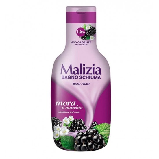 Pachet Promo: 3x Sapun Lichid Malizia  Muschio Bianco 300 Ml + 3x Spumant De Baie Malizia  Cu Mure Mora1l