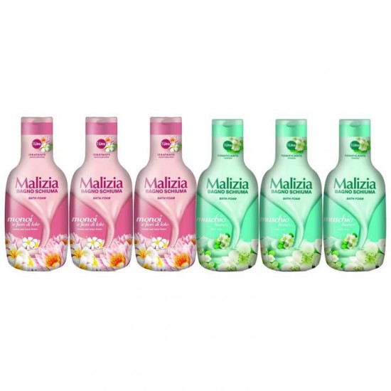 Pachet Promo: 3x Spumant De Baie Malizia Cu Fiori Di Lotto 1l + 3x Spumant De Baie Malizia Cu Mosc Alb 1l