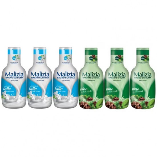 Pachet Promo: 3x Spumant De Baie Malizia Milk Cream 1l + 3x Spumant De Baie Malizia Pino 1l