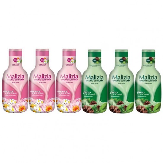 Pachet Promo: 3x Spumant De Baie Malizia Cu Fiori Di Lotto 1l + 3x Spumant De Baie Malizia Pino 1l