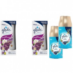 Pachet Promo: 2x Odorizant De Camera Glade Aparat & Rezerva Lavander & Jasmine 269ml + 2x Glade Odorizant Spray Rezerva Ocean 269ml