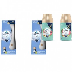 Pachet Promo: 2x Odorizant De Camera Glade Aparat & Rezerva Clean Linen 269 Ml + 2x Glade Odorizant Spray Rezerva Exotic Tropical Blossoms 269ml
