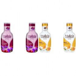 Pachet Promo: 2x Spumant De Baie Malizia Cu Goji Si Flori De Goji 1l + 2x Spumant De Baie Malizia Cu Miere Si Ghimbir 1l