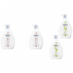 Pachet Promo: 2x Gel De Dus Dermomed Lime 1 L + 2x Gel De Dus Dermomed White Flower 1 L