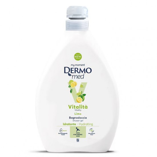 Pachet Promo: 2x Gel De Dus Dermomed Lime 1 L + 2x Gel De Dus Dermomed White Flower 1 L