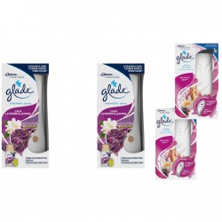 Pachet Promo: 2x Odorizant De Camera Glade Aparat & Rezerva Lavander & Jasmine 269ml + 2x Set Odorizant Electric Sense&spray Plus Rezerva Glade Relaxing Zen 18 Ml