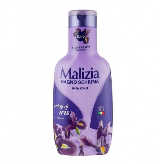 Pachet Promo: 2x Sapun Lichid Malizia  Muschio Bianco 300 Ml + 2x Spumant De Baie Malizia Cu Petale De Iris 1l