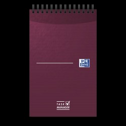 Organizator Oxford Office Essentials Task Manager Proiect, 12.5x20cm 70 F, Hartie Optik 90g/mp, Spira Dubla In Partea Superioara, Scribzee, Coperta Plastifiata Flexibila, Pefc, Margini Si Antet, Microperforatii, Dictando, Diverse Culori