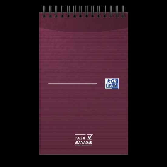 Organizator Oxford Office Essentials Task Manager Proiect, 12.5x20cm 70 F, Hartie Optik 90g/mp, Spira Dubla In Partea Superioara, Scribzee, Coperta Plastifiata Flexibila, Pefc, Margini Si Antet, Microperforatii, Dictando, Diverse Culori