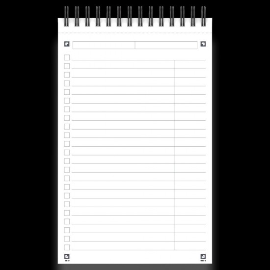 Organizator Oxford Office Essentials Task Manager Proiect, 12.5x20cm 70 F, Hartie Optik 90g/mp, Spira Dubla In Partea Superioara, Scribzee, Coperta Plastifiata Flexibila, Pefc, Margini Si Antet, Microperforatii, Dictando, Diverse Culori