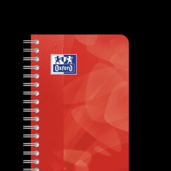 Caiet Oxford Lagoon, 9x14 90f, Spira Dubla, Coperta Pp, Patratele, Mix Culori