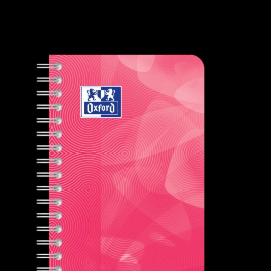 Caiet Oxford Lagoon, 9x14 90f, Spira Dubla, Coperta Pp, Patratele, Mix Culori