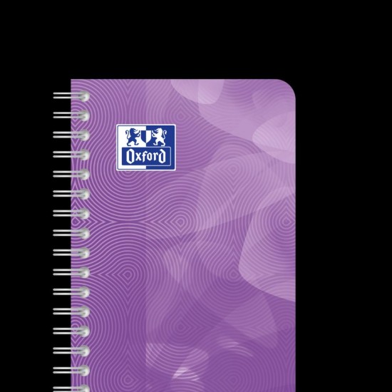 Caiet Oxford Lagoon, 9x14 90f, Spira Dubla, Coperta Pp, Patratele, Mix Culori