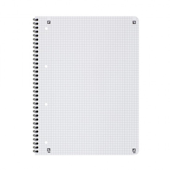 Caiet Oxford Touch Duo, A4+ 80f, Spira Dubla, Scribzee, Dictando+patratele, Culoare Albastru Aqua