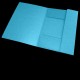Dosar Mapa Oxford Topfile A4, Capacitate 200 File, Inchidere Cu Elastic, Pefc, 3 Clape, Index, Culoare Turcoaz