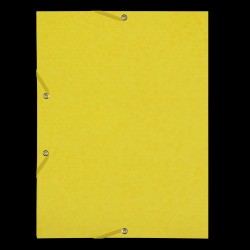 Dosar Mapa Oxford Topfile A4, Capacitate 200 File, Inchidere Cu Elastic, Pefc, 3 Clape, Index, Culoare Galben