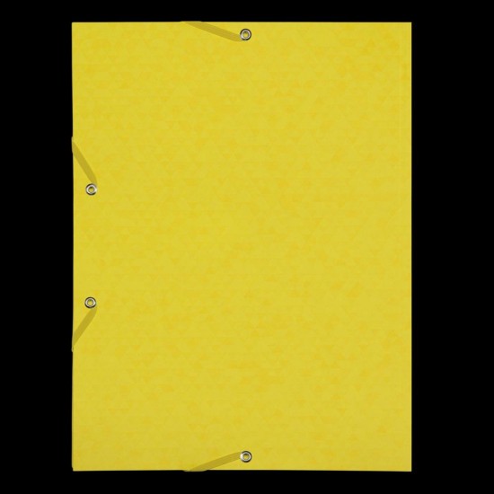 Dosar Mapa Oxford Topfile A4, Capacitate 200 File, Inchidere Cu Elastic, Pefc, 3 Clape, Index, Culoare Galben