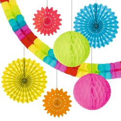 Set Decoratiuni, Multicolore, Set 7 Piese