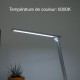 Lampa Unilux Led Popy, Design Contemporan, Mod Lampa De Noapte, Cablu Usb, Portabila, Baza Stabila Sticla 0.8cm, Aluminiu/sticla, Culoare Alb