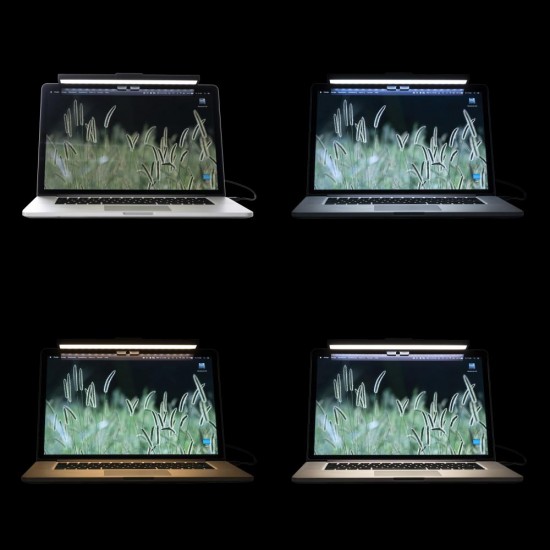 Lampa Unilux Led Travelight, Sistem Prindere Pe Laptop, Intensitate Reglabila, Lumina Rece/cald, Alimentare Usb 5v/1a, Cablu 1m, Portabila, Husa Inclusa, Aluminiu/abs, Culoare Negru