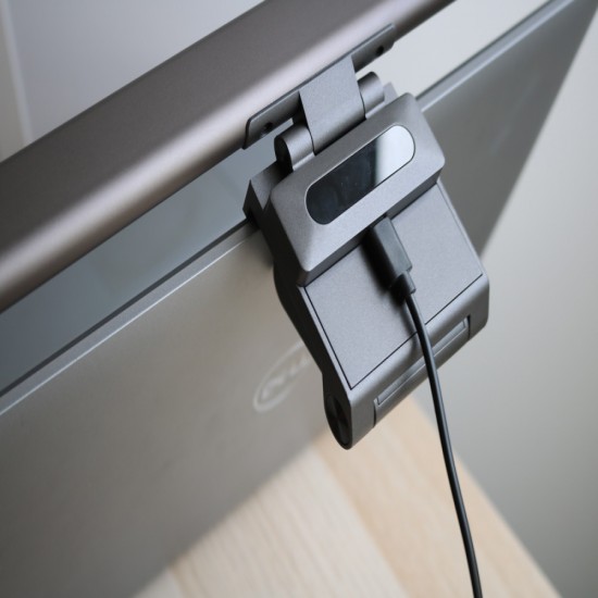 Lampa Unilux Led Visiolight, Rotatie 90Â°, Ideala Conferinte Video/zoom, Vlogging, Intensitate Reglabila 1%-100%, Lumina Rece/cald, Alimentare Usb 5v/1a, Cablu 1m, Portabila, Aluminiu/abs, Culoare Negru