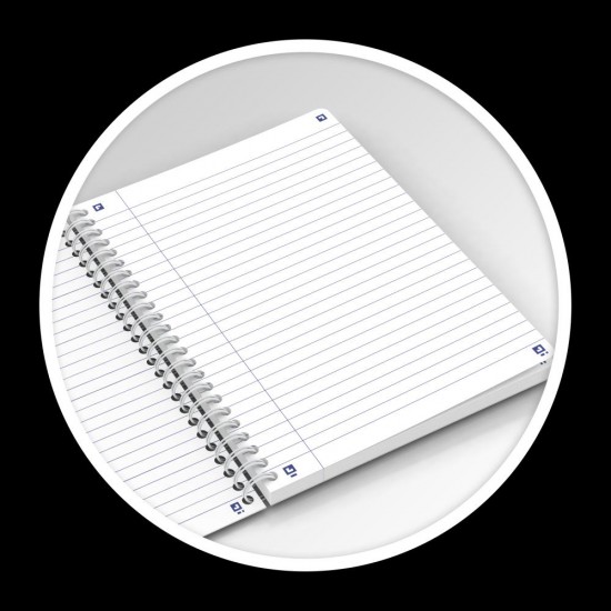 Caiet Oxford Horizons, B5 60f, Hartie Optik 90g/mp, Spira Dubla, Scribzee, Ecolabel, Coperta Flexibila, Pagina Info Personale, Dictando, Motive Diverse