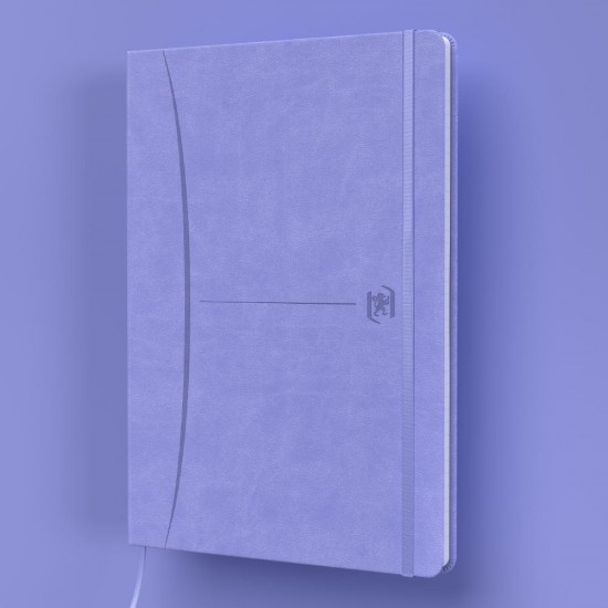 Caiet Premium Cu Elastic Oxford Signature, A5 80f, Hartie Optik 90g/mp, Scribzee, Coperta Rigida, Semn Carte, Buzunar Interior Pliabil Pe Coperta Spate, Colturi Rotunjite, Pagina Info Personale, Dictando, Diverse Culori Pastel