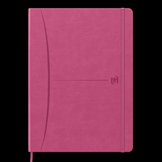 Caiet Premium Cu Elastic Oxford Signature, B5 80f, Hartie Optik 90g/mp, Scribzee, Coperta Rigida, Semn Carte, Buzunar Interior Pliabil Pe Coperta Spate, Colturi Rotunjite, Pagina Info Personale, Patratele, Diverse Culori