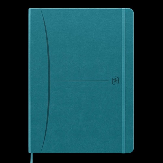 Caiet Premium Cu Elastic Oxford Signature, B5 80f, Hartie Optik 90g/mp, Scribzee, Coperta Rigida, Semn Carte, Buzunar Interior Pliabil Pe Coperta Spate, Colturi Rotunjite, Pagina Info Personale, Patratele, Diverse Culori