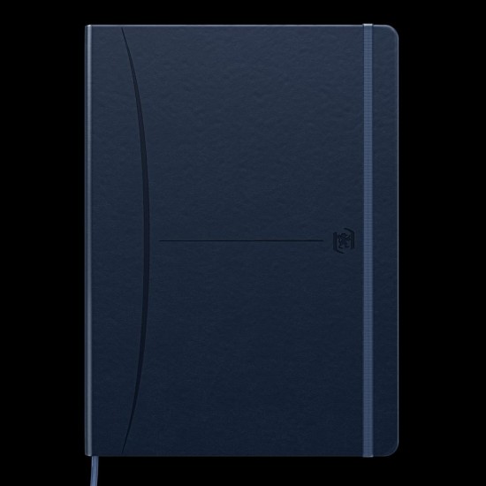 Caiet Premium Cu Elastic Oxford Signature, B5 80f, Hartie Optik 90g/mp, Scribzee, Coperta Rigida, Semn Carte, Buzunar Interior Pliabil Pe Coperta Spate, Colturi Rotunjite, Pagina Info Personale, Patratele, Diverse Culori