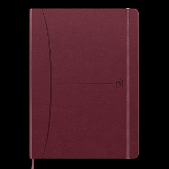 Caiet Premium Cu Elastic Oxford Signature, B5 80f, Hartie Optik 90g/mp, Scribzee, Coperta Rigida, Semn Carte, Buzunar Interior Pliabil Pe Coperta Spate, Colturi Rotunjite, Pagina Info Personale, Patratele, Diverse Culori