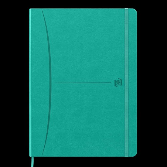 Caiet Premium Cu Elastic Oxford Signature, B5 80f, Hartie Optik 90g/mp, Scribzee, Coperta Rigida, Semn Carte, Buzunar Interior Pliabil Pe Coperta Spate, Colturi Rotunjite, Pagina Info Personale, Patratele, Diverse Culori