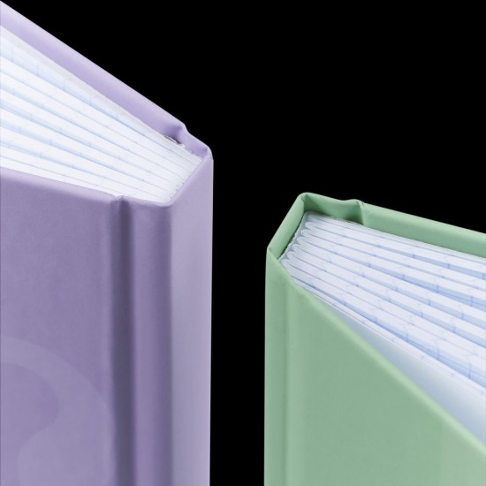 Caiet Oxford Touch Pastel, A5 96 File, Hartie Optik 90g/mp, Coperta Plastifiata Rigida Soft Touch, Pefc, Margine Liniata, Dictando, Diverse Culori Pastel