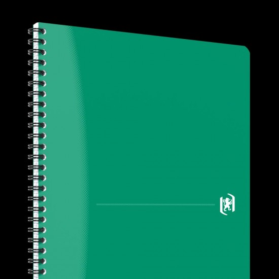 Caiet Organizator Oxford Office Oceanis, A4 90f, Hartie Optik 90g/mp, Spira Dubla, Scribzee, Coperta Pp, Pefc, Margini Duble Si Antet, Dictando, Diverse Culori