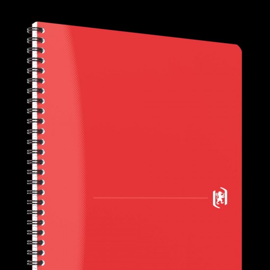 Caiet Organizator Oxford Office Oceanis, A4 90f, Hartie Optik 90g/mp, Spira Dubla, Scribzee, Coperta Pp, Pefc, Margini Duble Si Antet, Dictando, Diverse Culori