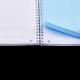 Caiet Organizator Oxford Project Book, A4 80f, Hartie Optik 90g/mp, Spira Dubla, Scribzee, Coperta Pp, Pefc, 4 Separatoare Colorate Repozitionabile, Microperforatii, Patratele, Gradient Pastel Diverse Culori