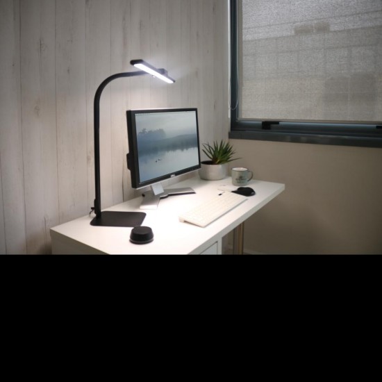 Lampa Unilux Led Strata Base, Tehnologie Led De Ultima Generatie, Lungime Cap 66cm, Culoare Negru