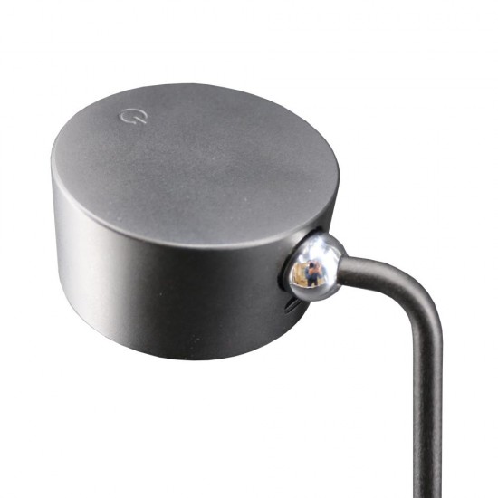 Lampa Unilux Led Sunset, Design Inovator, Cap Cu Bila Magnetica Rotativa 360Â°, Baterie 1800mah, 4h Iluminare Max, Buton Tactil Pentru Reglare Intensitate Si Culoare Lumina, Baza Antiderapanta, Metal/abs, Culoare Negru