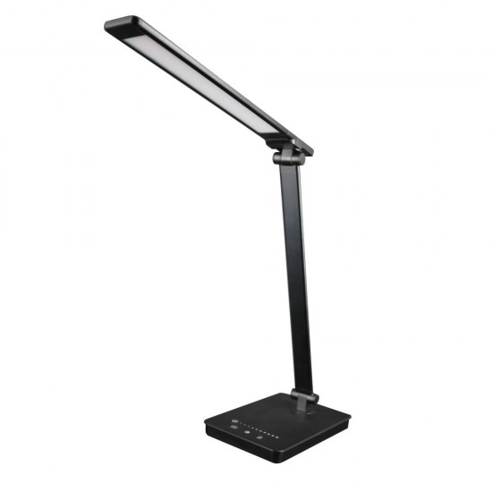 Lampa Unilux Led Novy, Pliabila, Compacta Si Practica, Tehnologie Led De Ultima Generatie, Culoare Negru